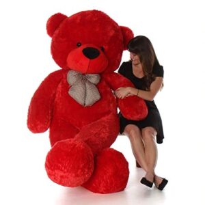 Rickon Cute New Teddy for Girls and Kids New Year Latest 5 feet red