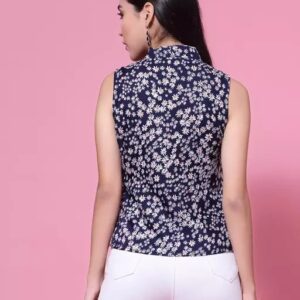 Rickon Women’s Floral Blue Tops & Tunics