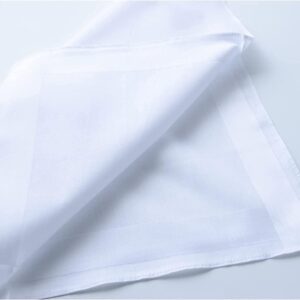 Rickon White Handkerchief (Pack of 3) HK_2024_White 45cms X 45cms