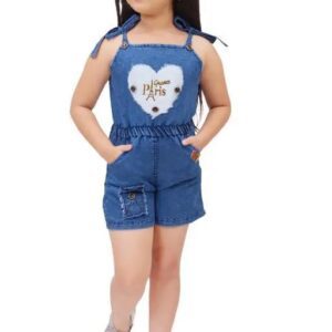 Rickon Girls frock party dress | Dungree dress for girls