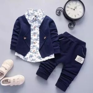 Rickon Trendy Partywear Baby Boys Suit Set Baby ClothesBoys Suits Flower Suit