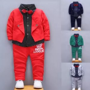 Rickon Kid’s Self Design Red Bodysuit